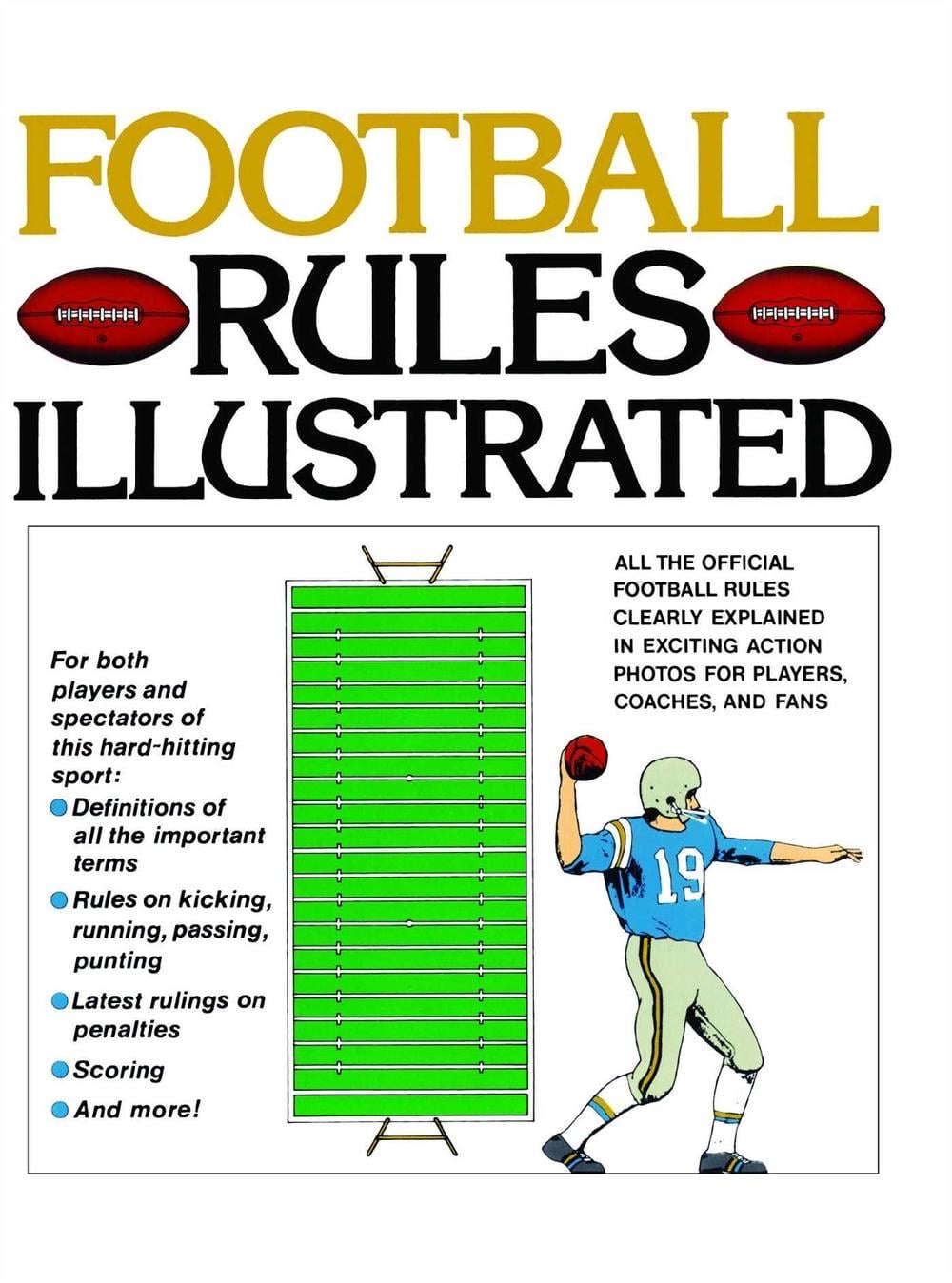 Football Rules Illustrated by George Sullivan - ISBN: 9780671612955