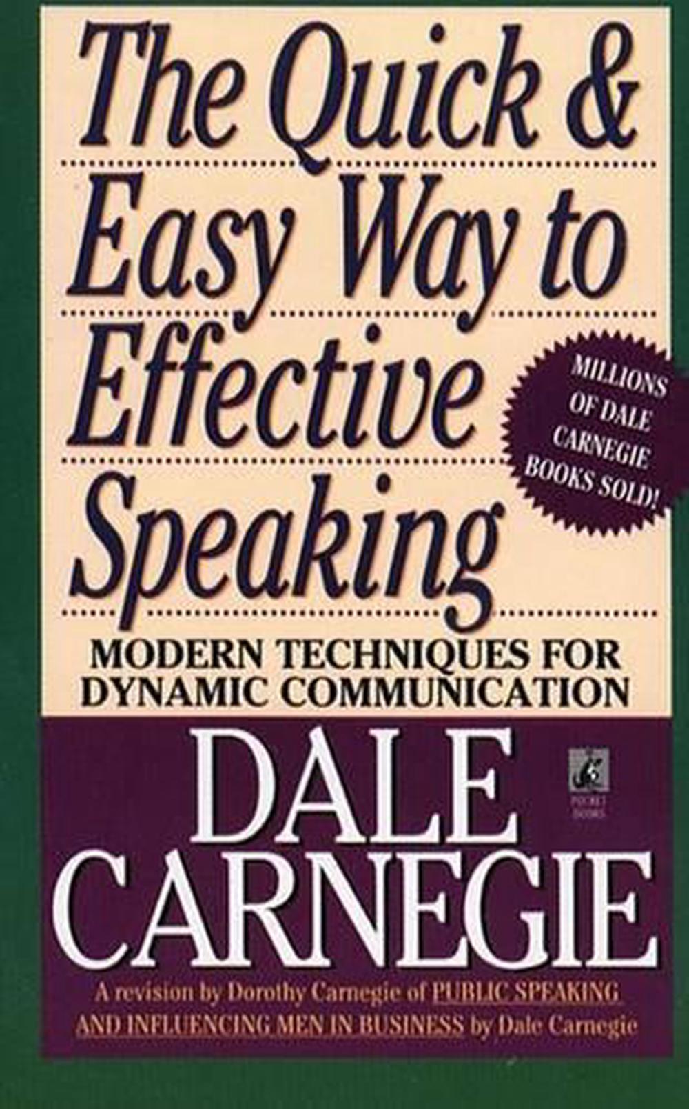 The Quick and Easy Way to Effective Speaking, 9780671724009