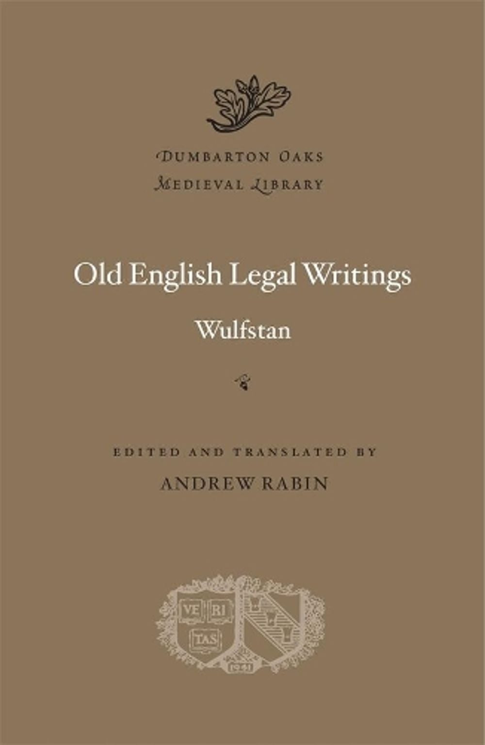 Old English Legal Writings by Wulfstan - ISBN: 9780674247482