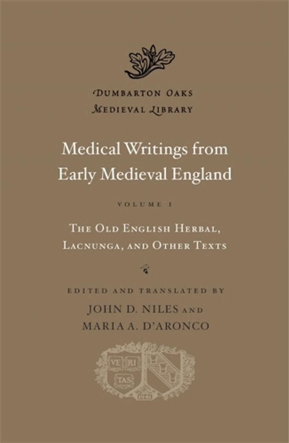 Medical Writings from Early Medieval England by John D. Niles - ISBN: 9780674290822