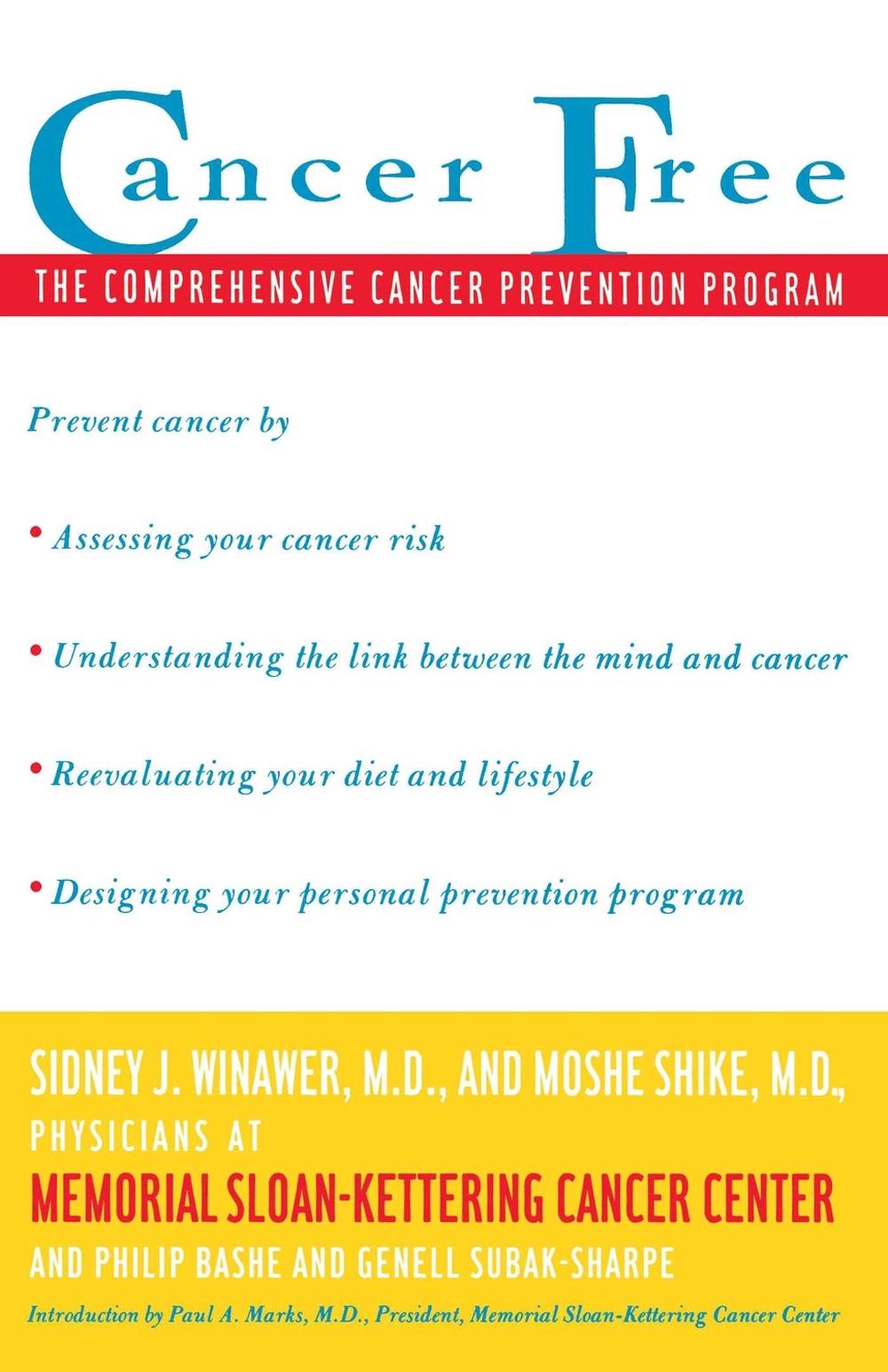 Cancer Free by Sidney J. Winawer - ISBN: 9780684815121