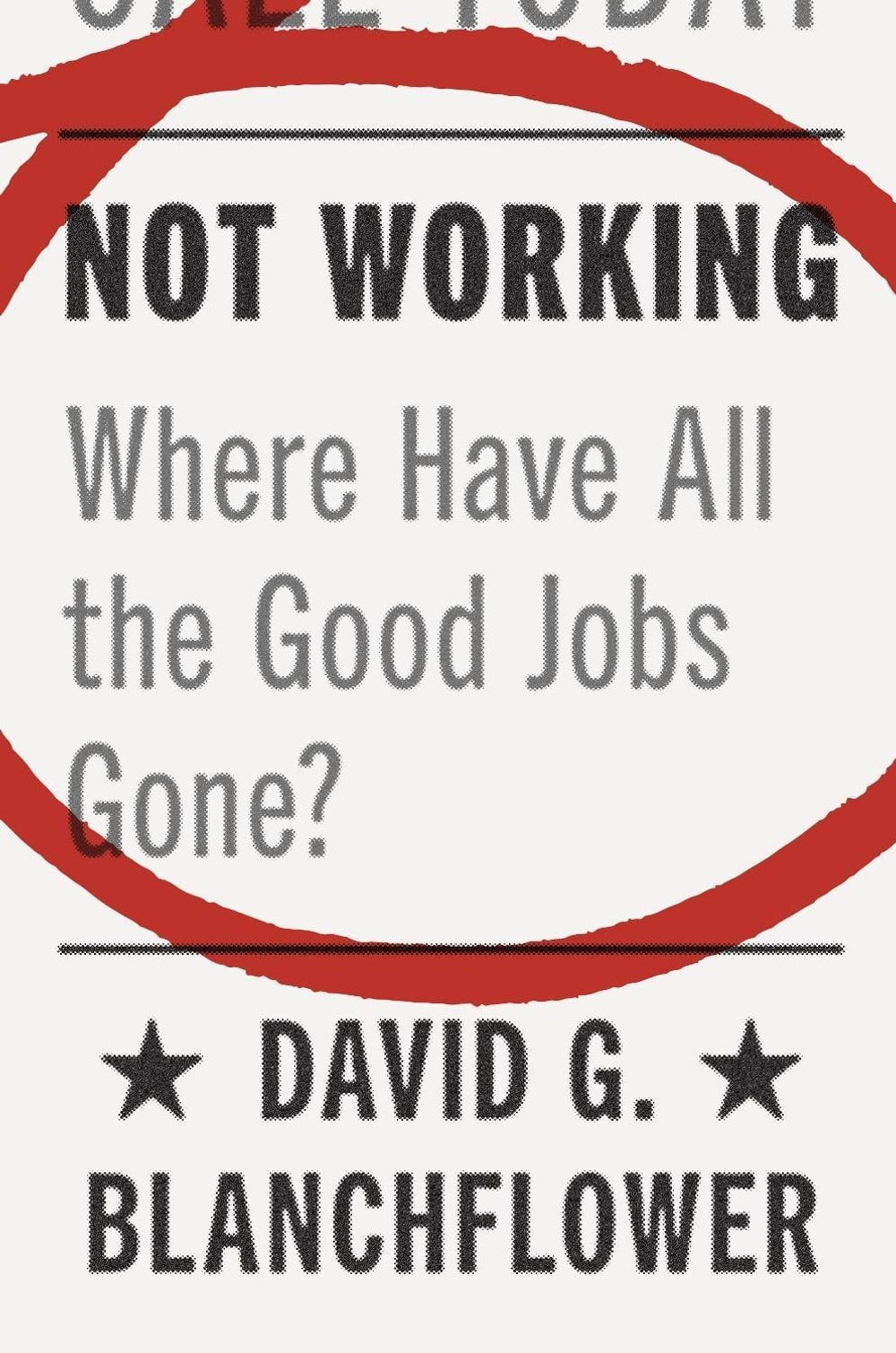 Not Working by David G. Blanchflower - ISBN: 9780691181240