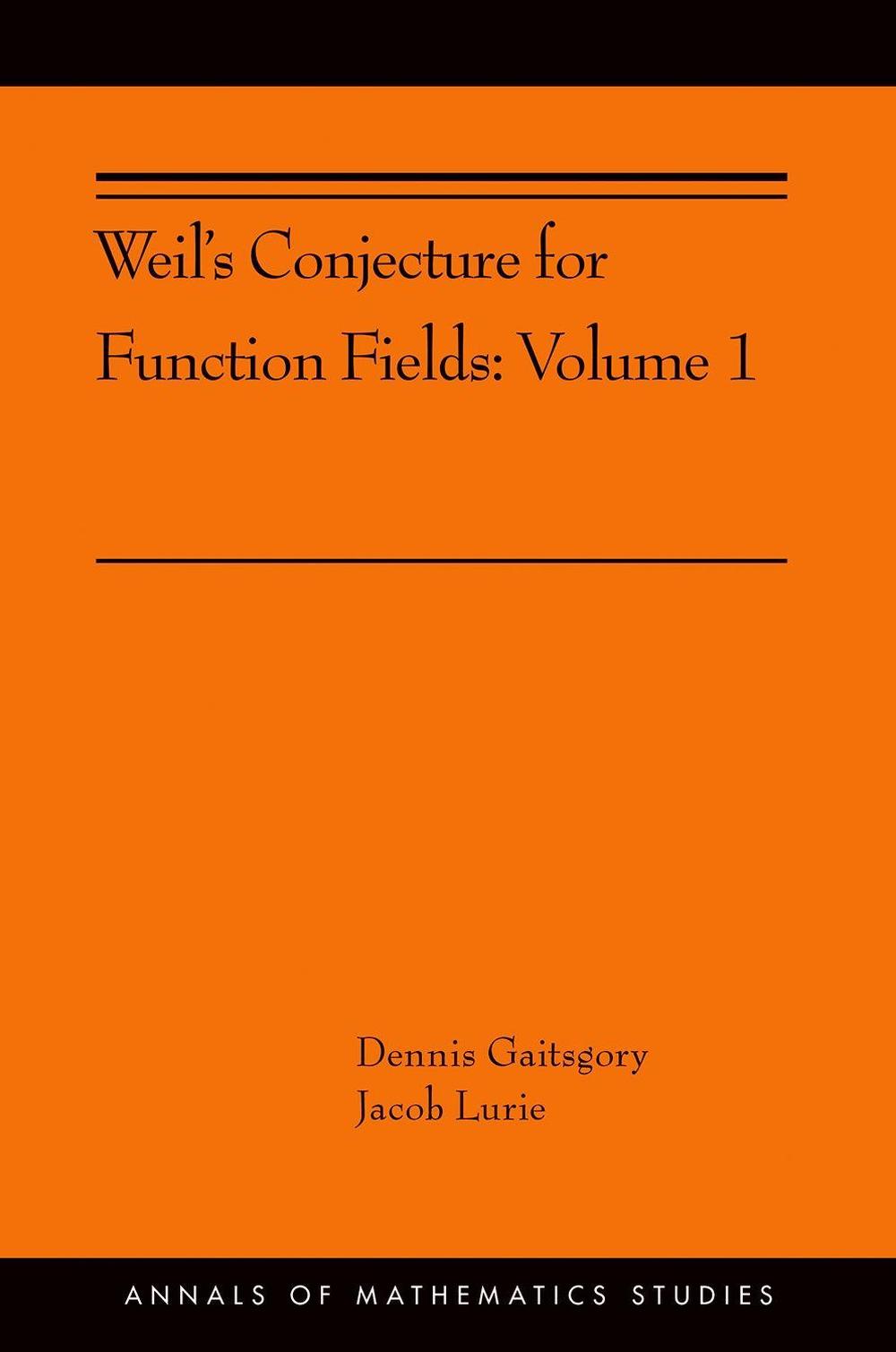 Weil's Conjecture for Function Fields, 9780691182148