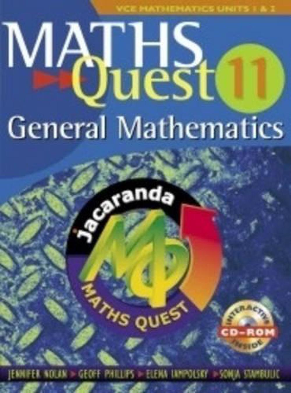 Maths Quest General Maths (year 11) by Jennifer Nolan, Paperback, 9780701633967 Buy online
