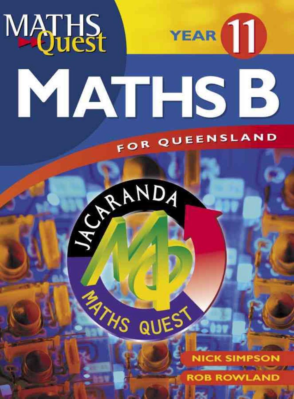 Maths Quest: Maths B Year 11 For Queensland By Simpson, Paperback ...