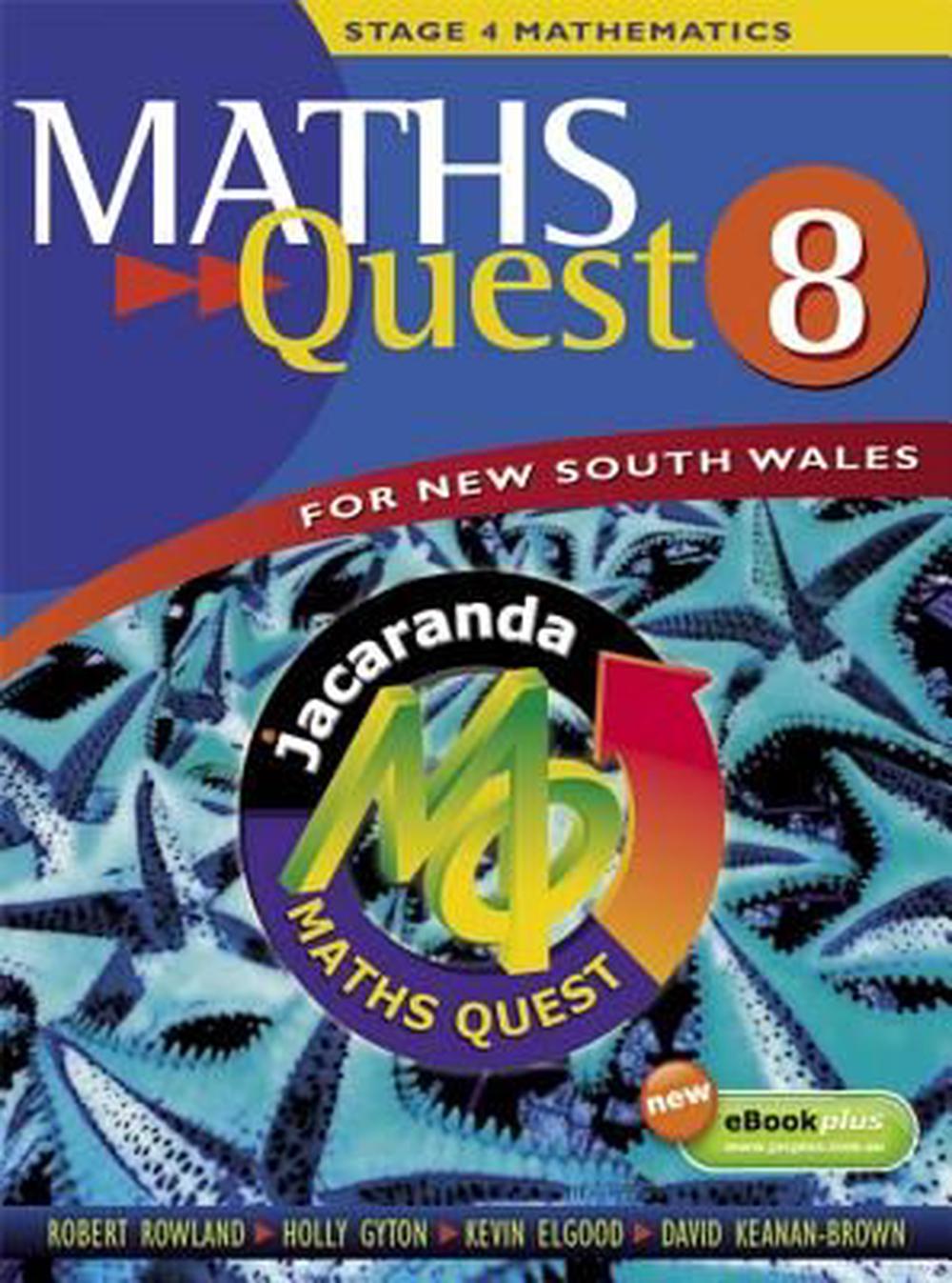 MATHS QUEST 8 FOR NEW SOUTH WALES + EBOOKPLUS by Rowland, Paperback