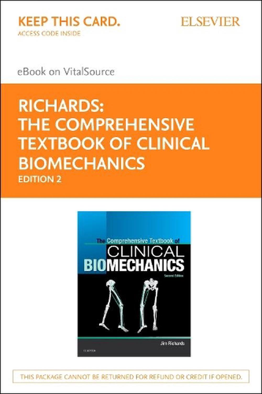 The Comprehensive Textbook of Biomechanics [No Access to Course] Elsevier eBook on Vitalsource (Retail Access Card), 2nd Edition, 9780702074691