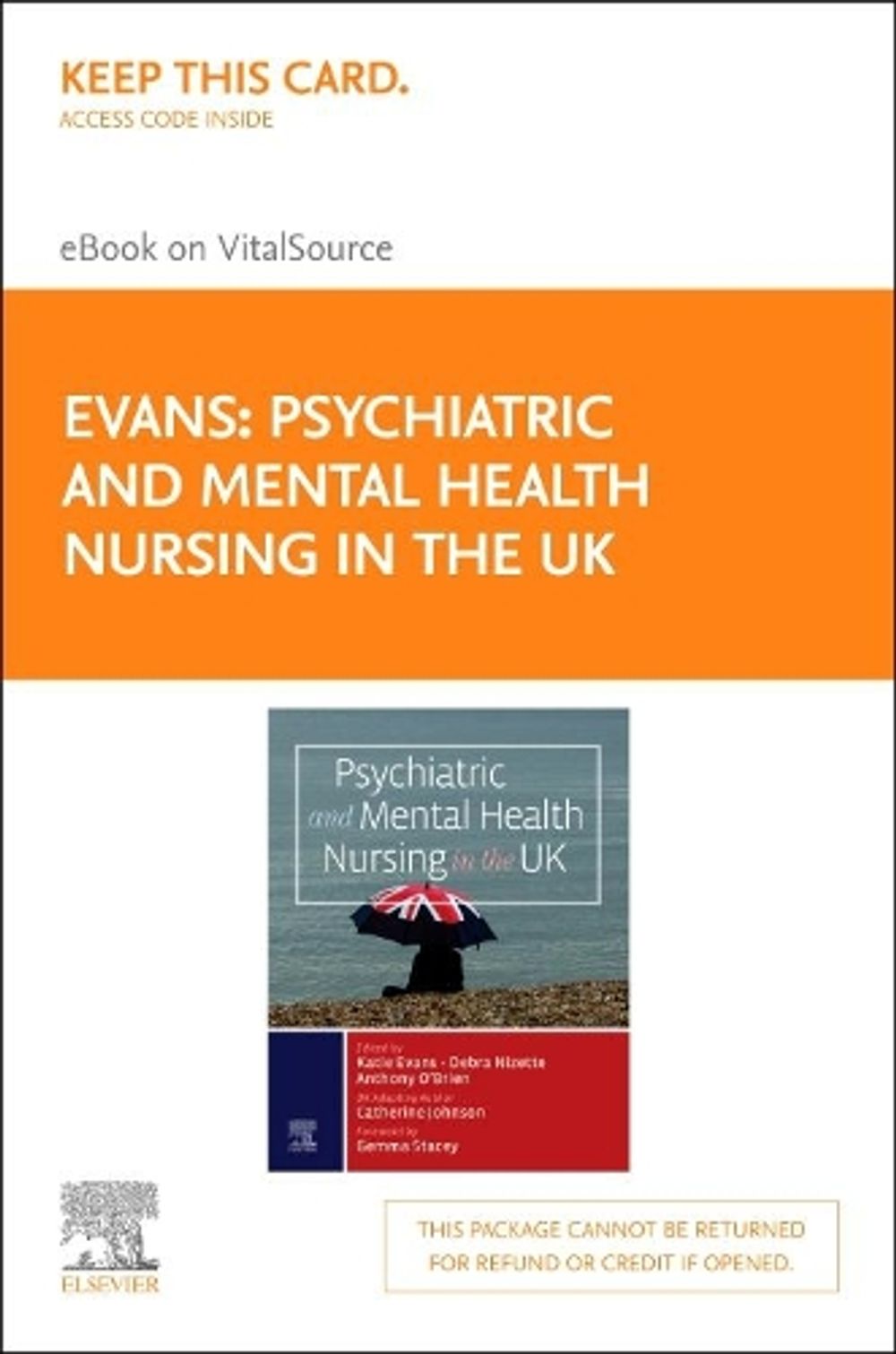 Psychiatric and Mental Health Nursing in the Uk, First Edition Elsevier ...