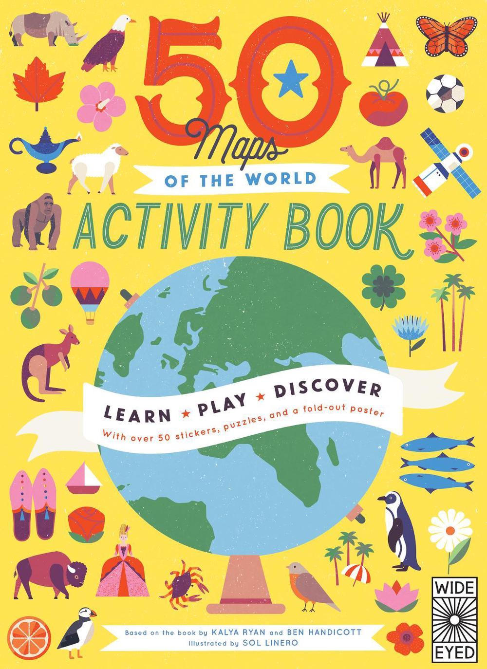 50 Maps of the World Activity Book, 9780711262997