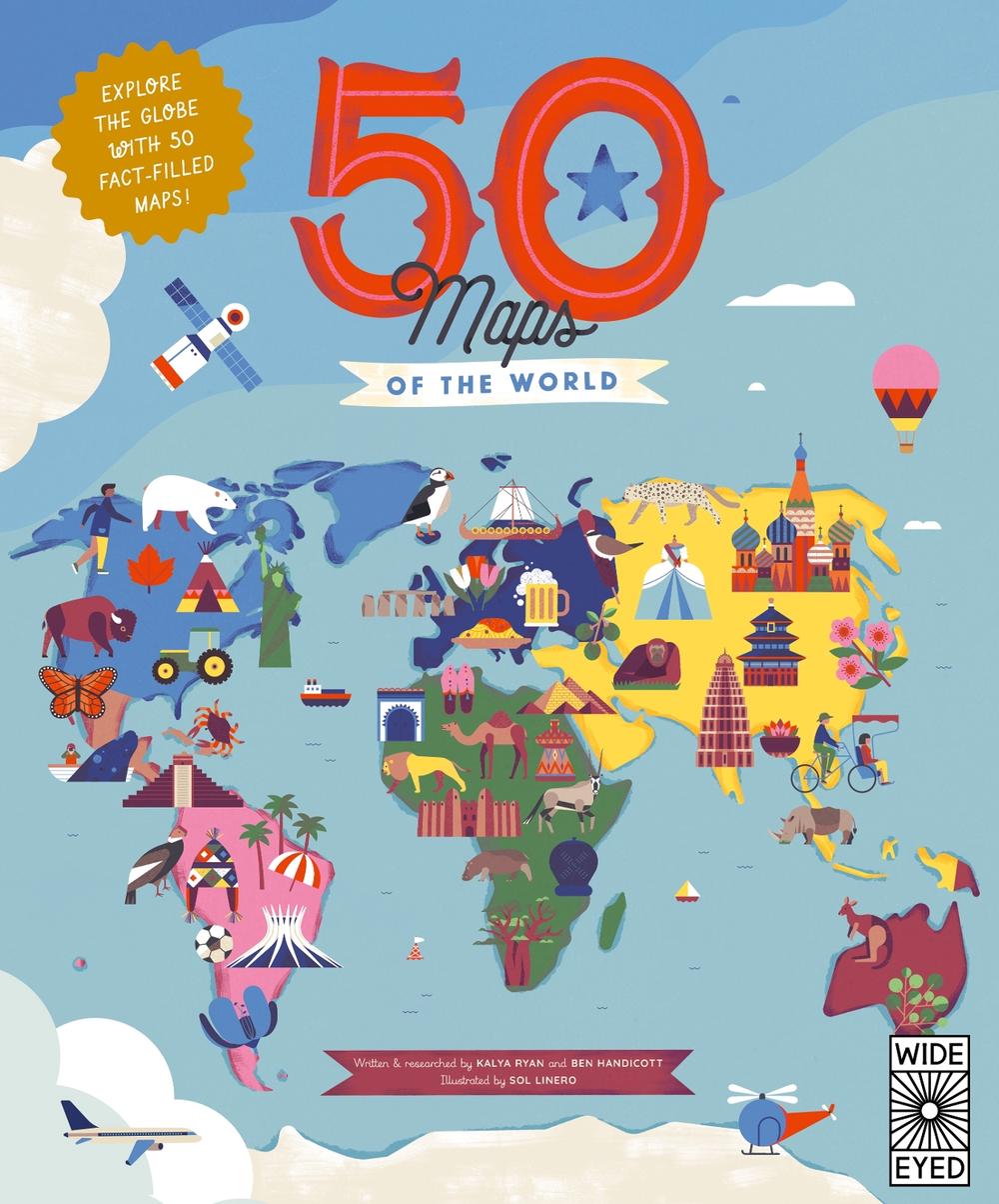 50 Maps of the World by Ben Handicott - ISBN: 9780711291690