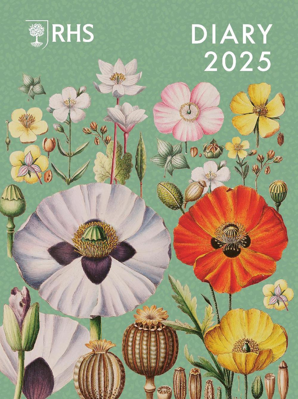 The Royal Horticultural Society RHS Desk Diary 2025, 9780711291805