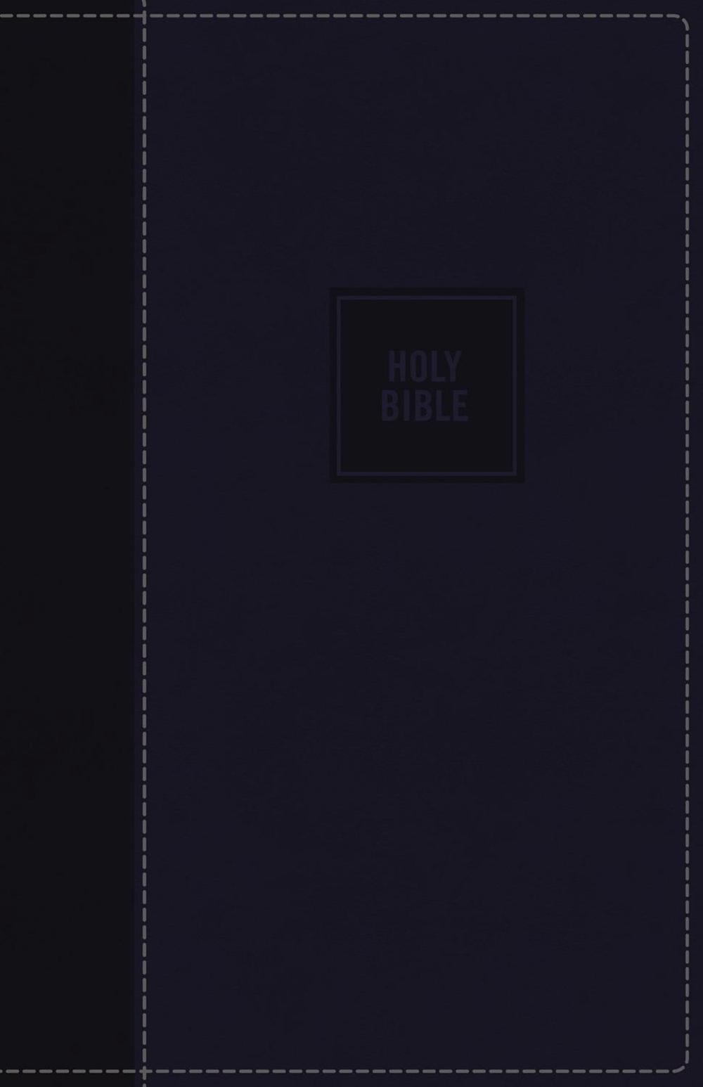 NKJV, Deluxe Gift Bible, Leathersoft, Blue, Red Letter, Comfort Print by Thomas Nelson - ISBN: 9780718075224