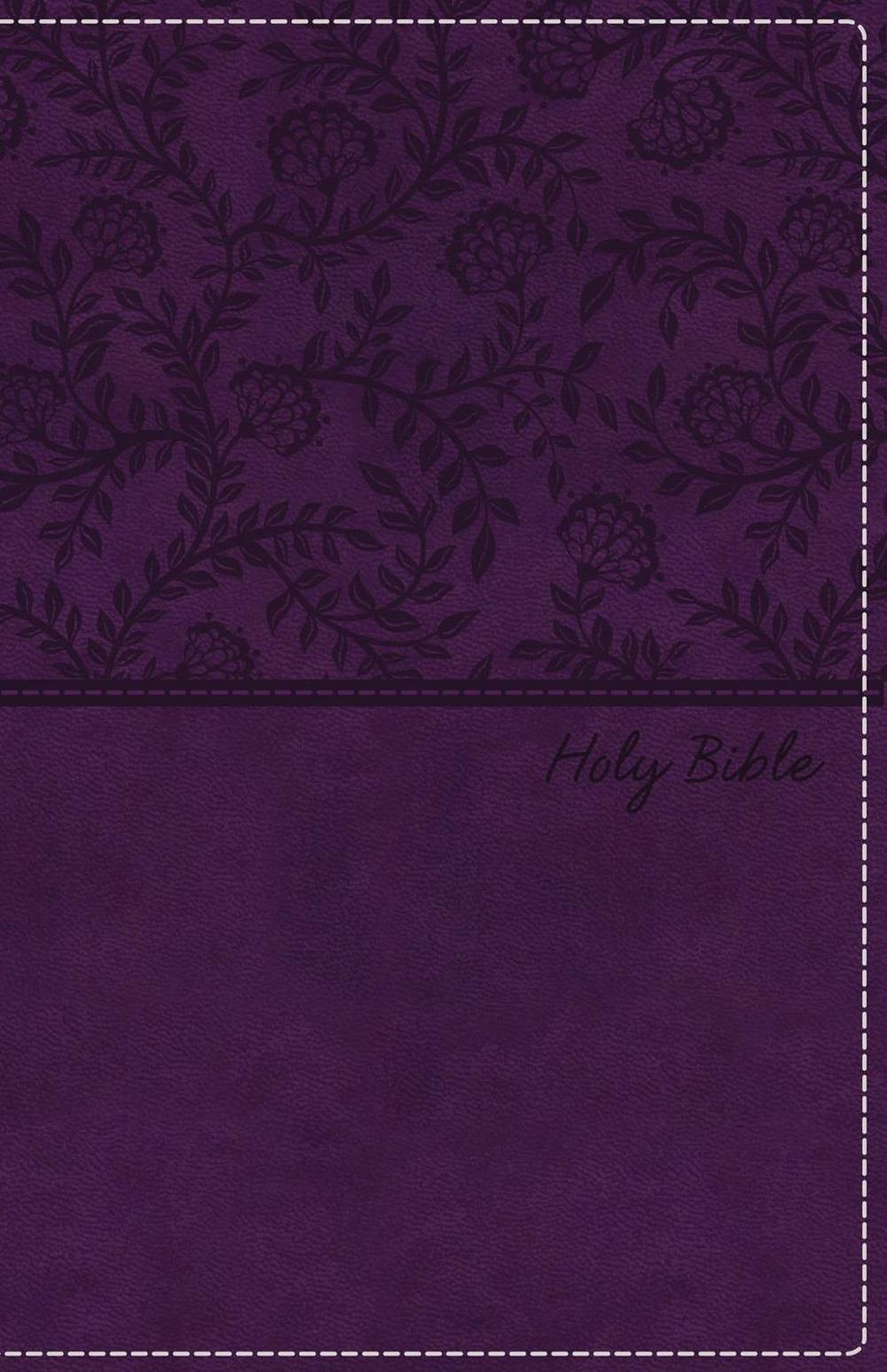 NKJV, Deluxe Gift Bible, Leathersoft, Purple, Red Letter, Comfort Print, 9780718075262