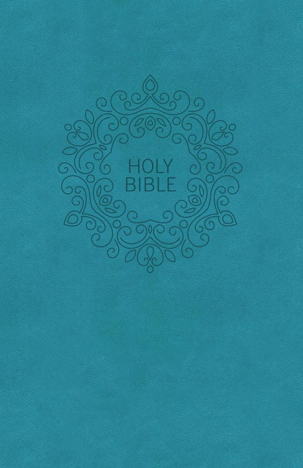 NKJV, Thinline Bible, Compact, Leathersoft, Blue, Red Letter, Comfort Print, 9780718075514