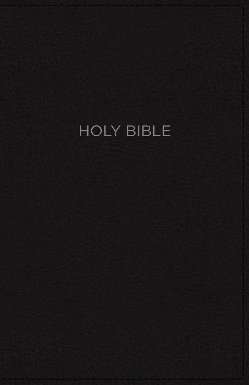 NKJV, Thinline Bible, Compact, Leathersoft, Black, Red Letter, Comfort Print, 9780718075545