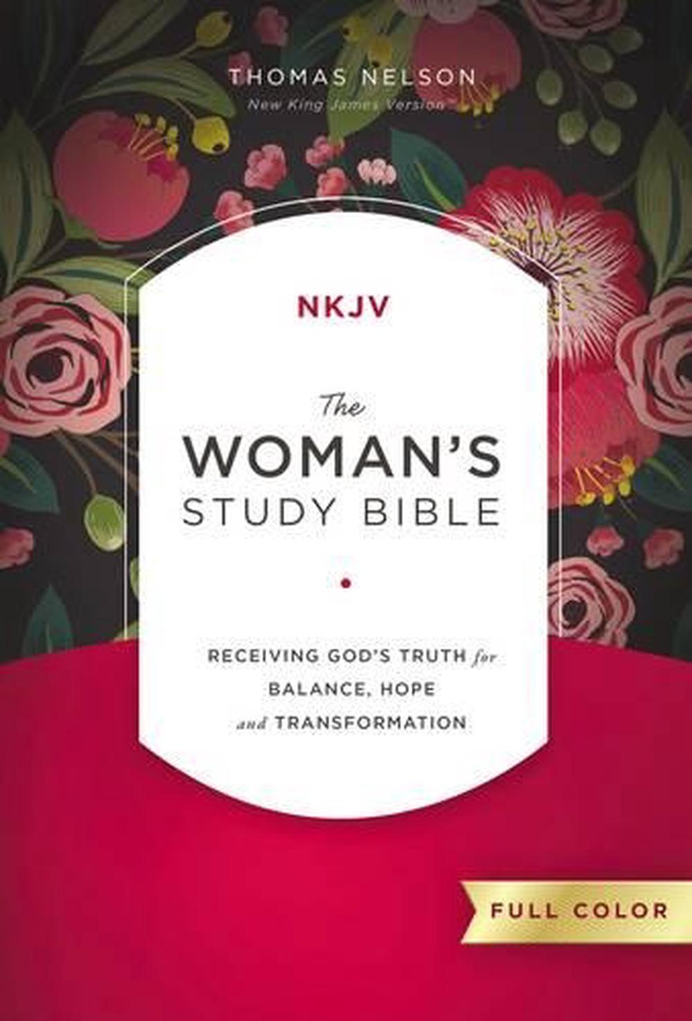 NKJV, The Woman's Study Bible, Hardcover, Red Letter, Full-Color Edition, 9780718086749
