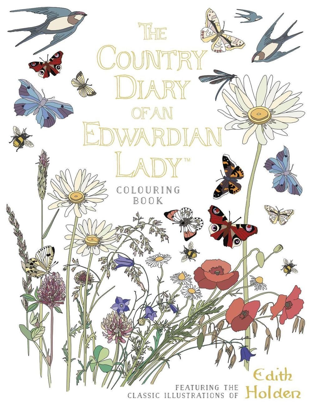 The Country Diary of an Edwardian Lady Colouring Book by Edith Holden - ISBN: 9780718185428