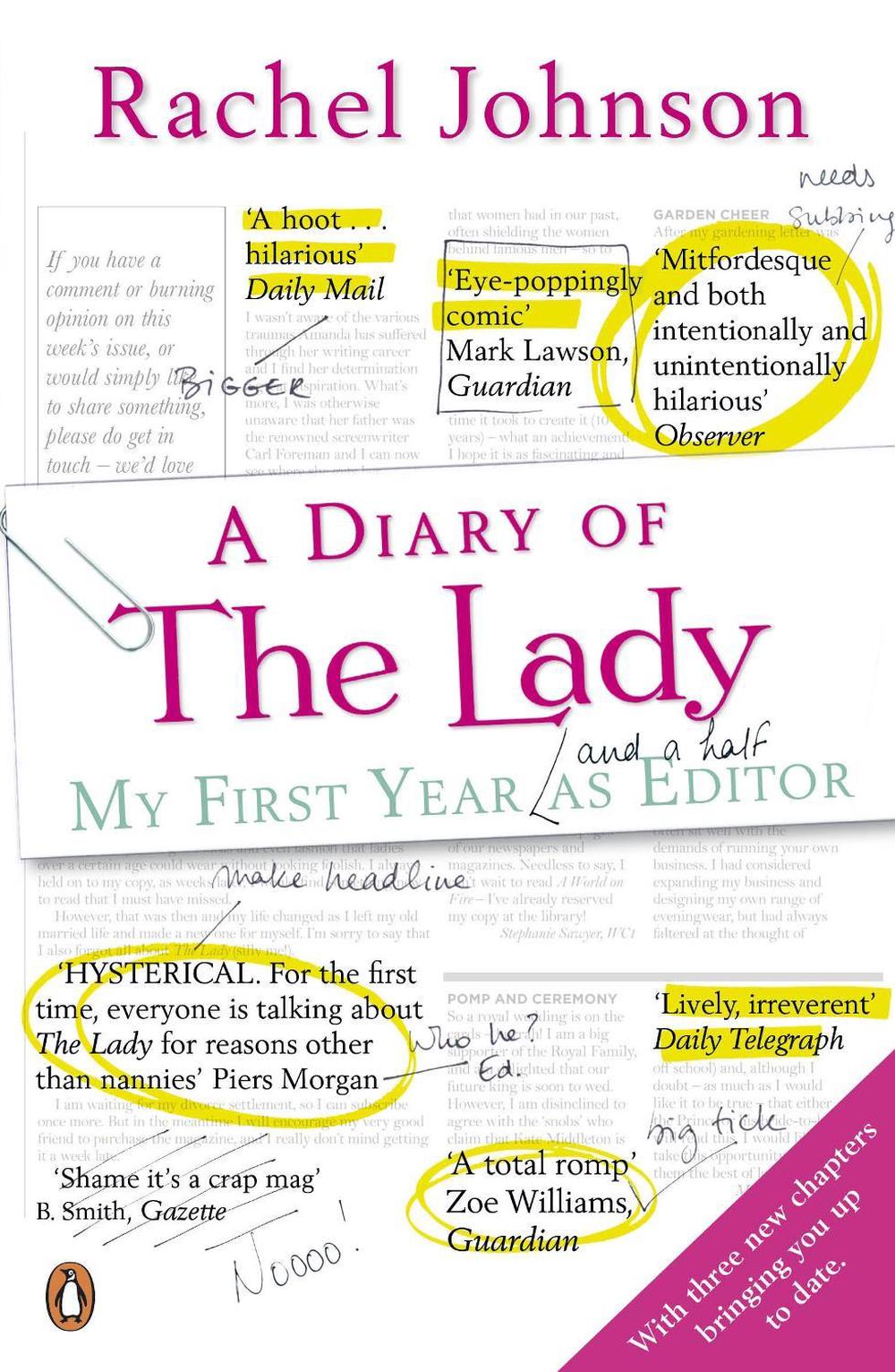 A Diary of The Lady by Rachel Johnson - ISBN: 9780718192327