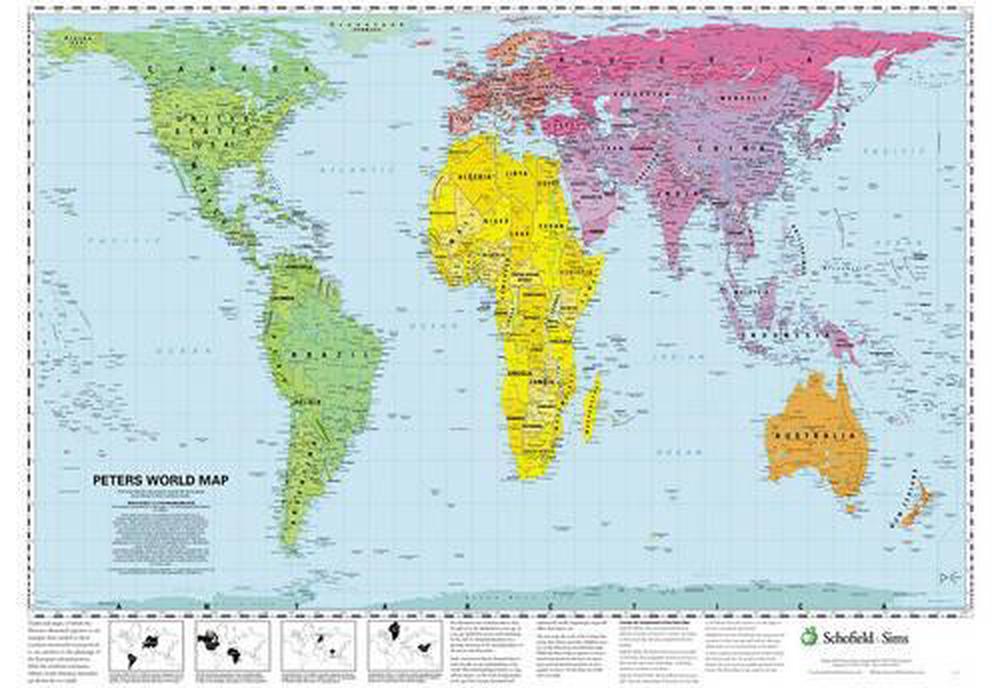 Peters World Map, 9780721709338