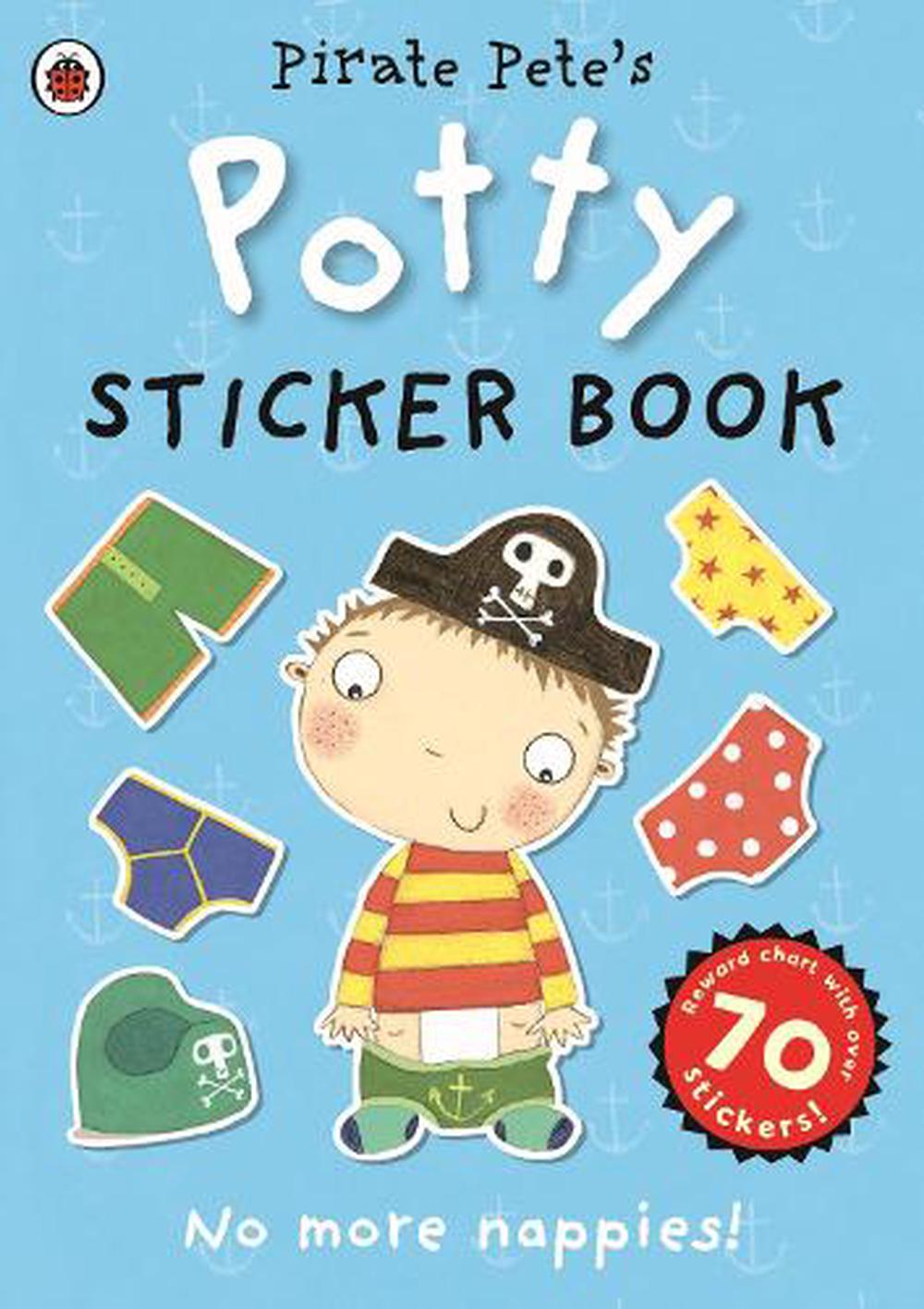 Pirate Pete's Potty sticker activity book by Ladybird, Paperback 