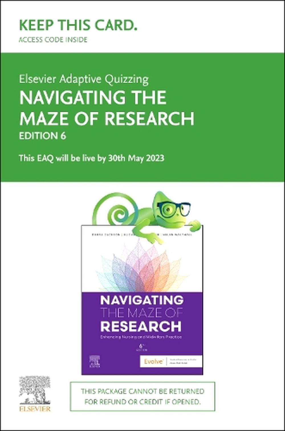 Eaq Navigating the Maze of Research 6e, 6th Edition, 9780729589581