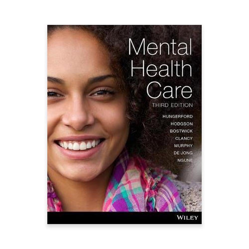 Mental Health Care: An Introduction for Health Professionals (Black ...