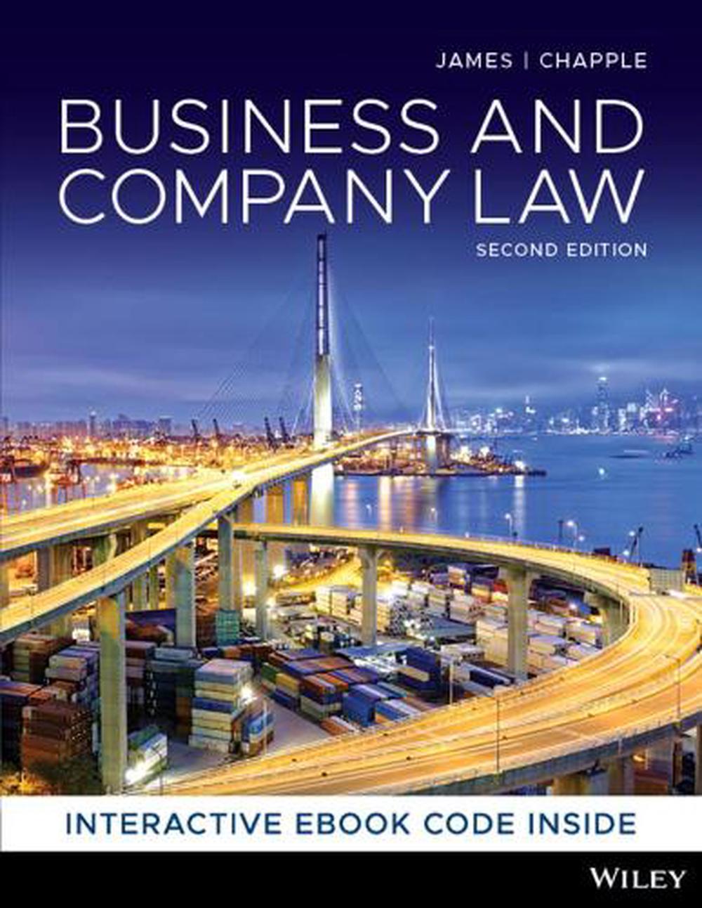 Business and Company Law, 2nd Edition by Nickolas James, Paperback