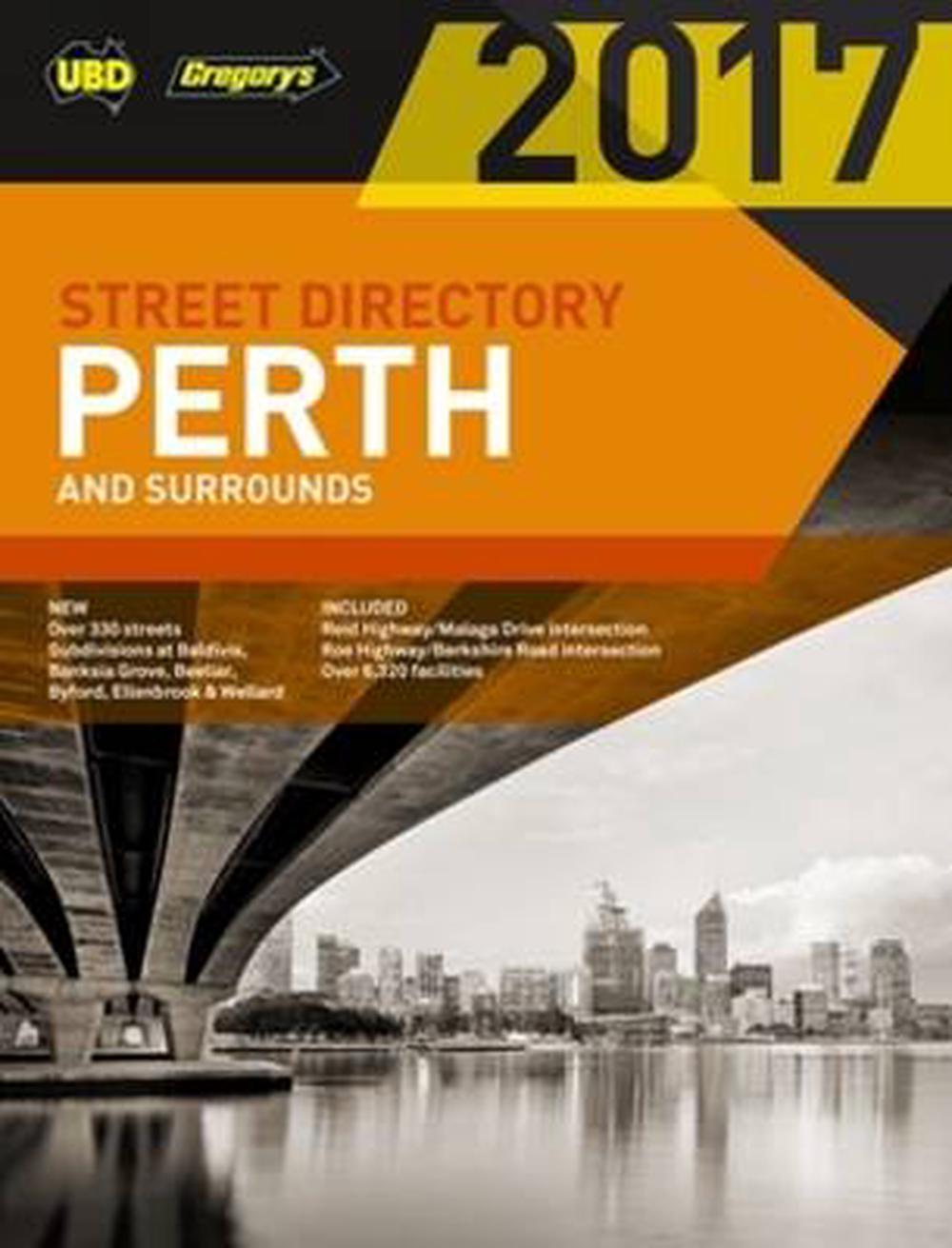 Perth Street Directory 2017 59th Ed by UBD Gregory's, Paperback