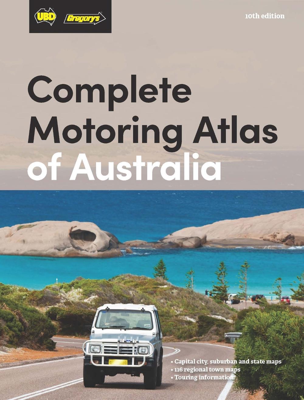 Complete Motoring Atlas of Australia 10th edition, 9780731933723