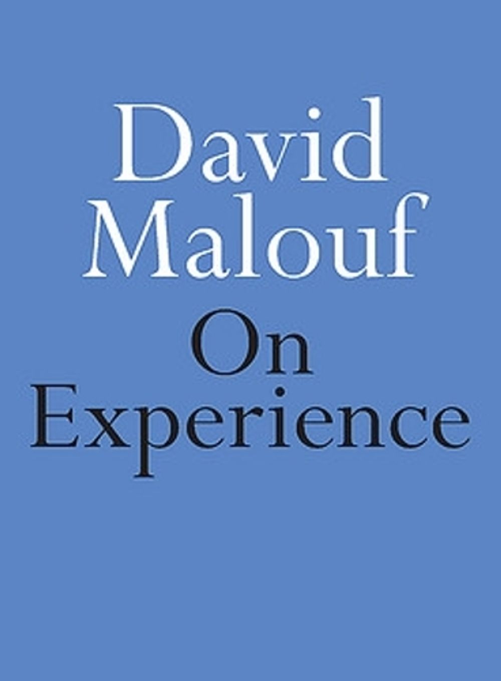 On Experience by David Malouf - ISBN: 9780733643866