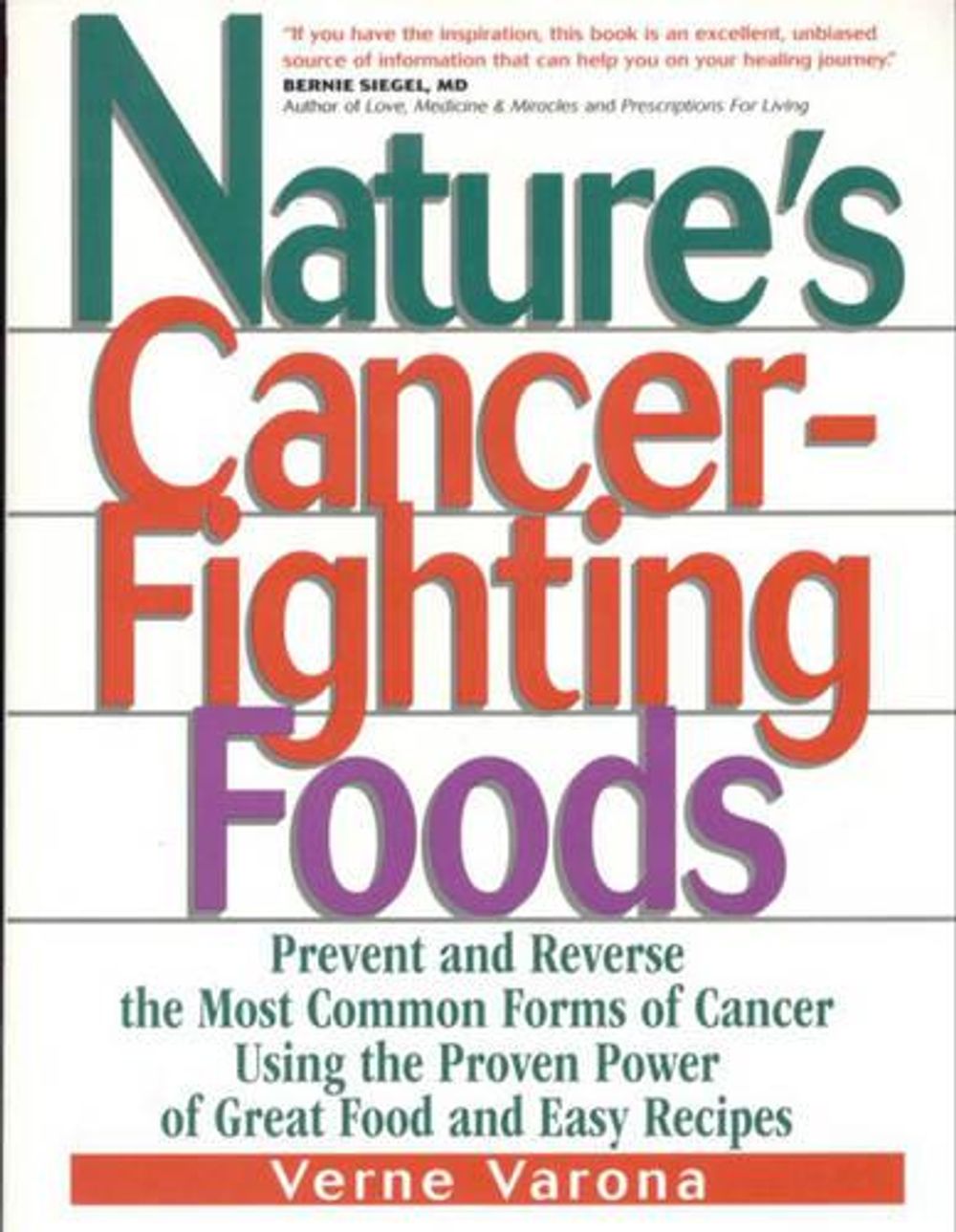 Nature's Cancer-Fighting Foods: Prevent and Reverse the Most Common Forms of Cancer Using the Proven Power of Great Food and Easy Recipes by Verne Varona - ISBN: 9780735201767