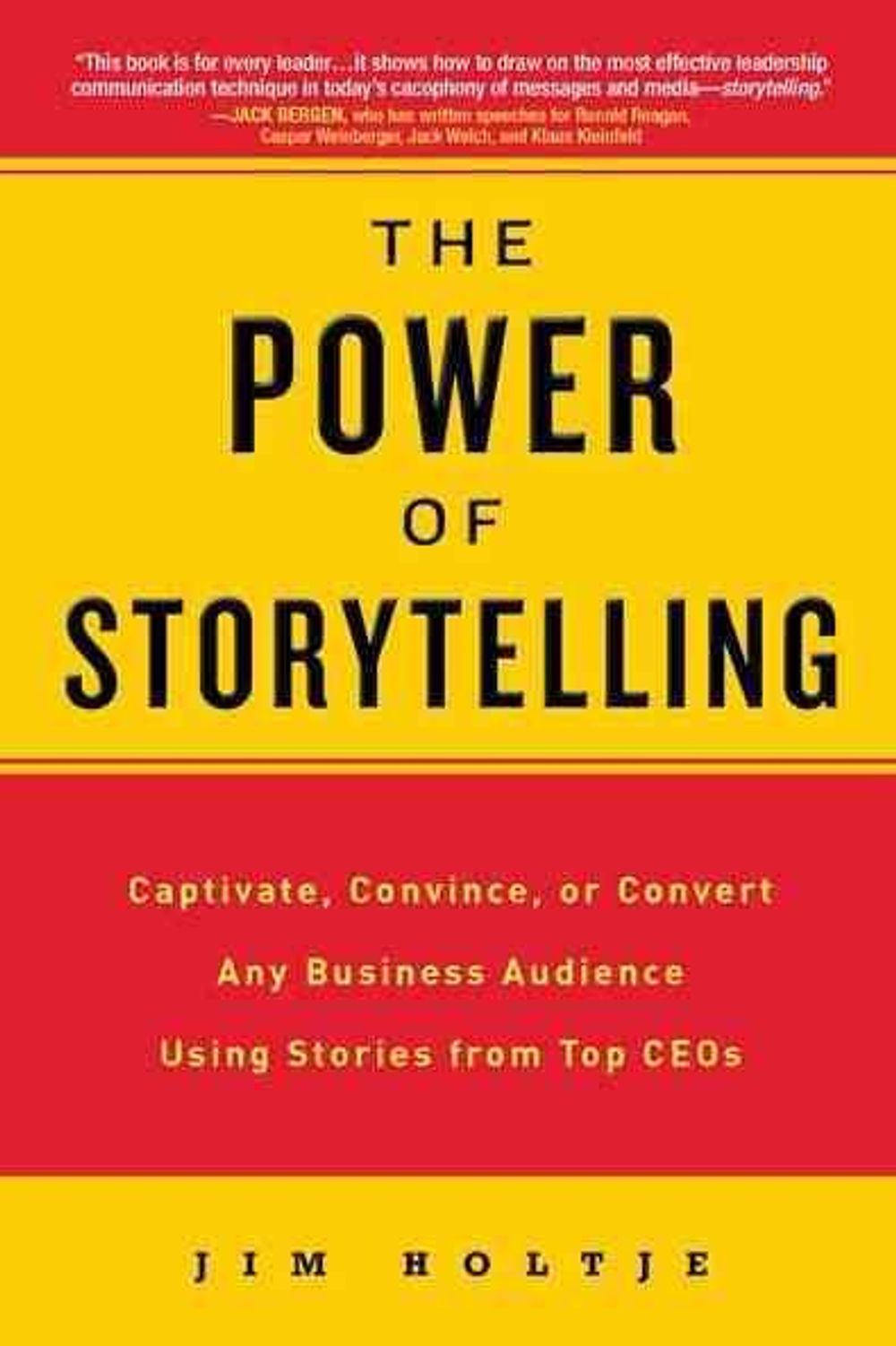The Power of Storytelling by Jim Holtje - ISBN: 9780735204607