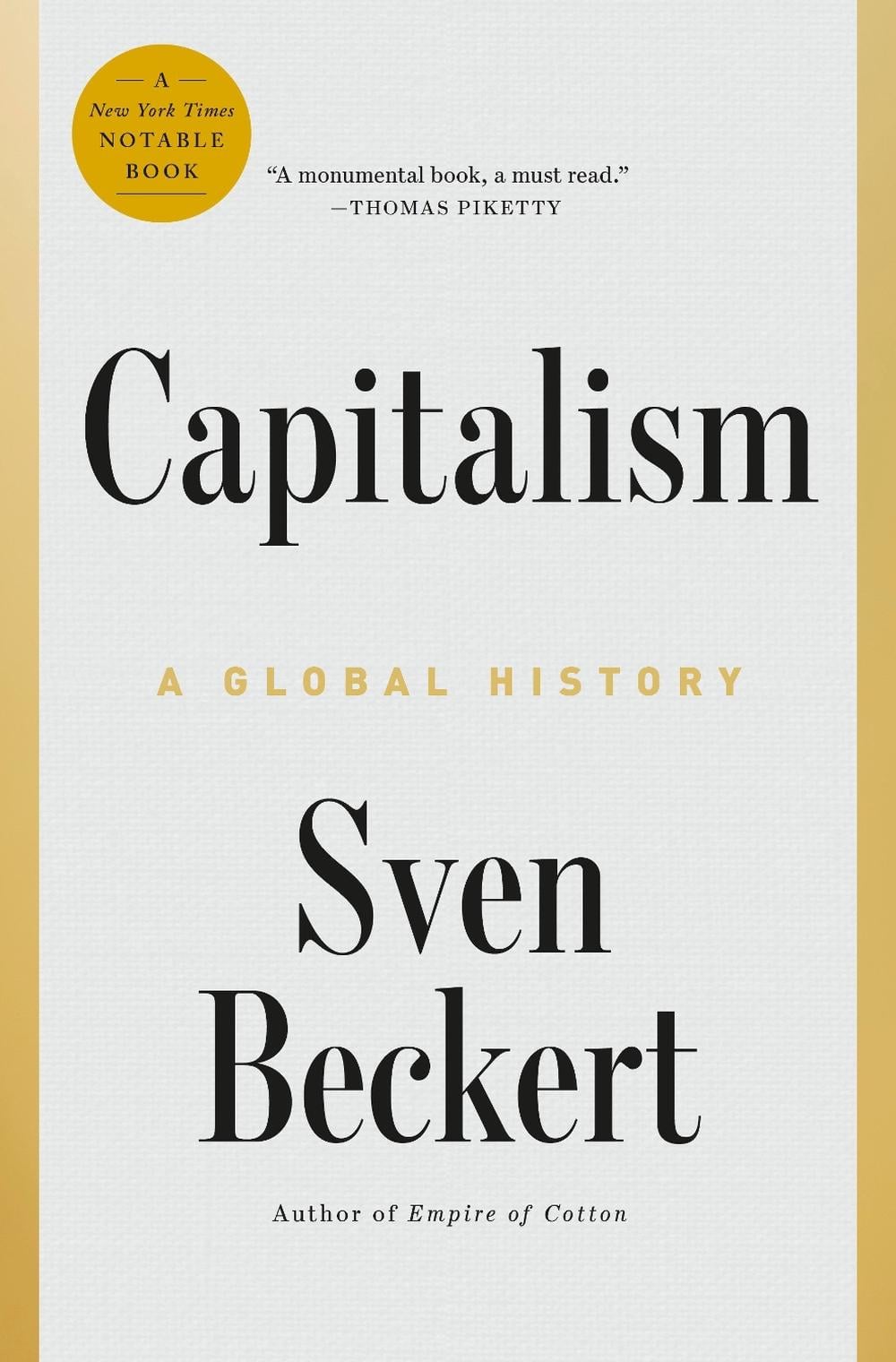 Capitalism: A Global History by Sven Beckert (English) Hardcover Book