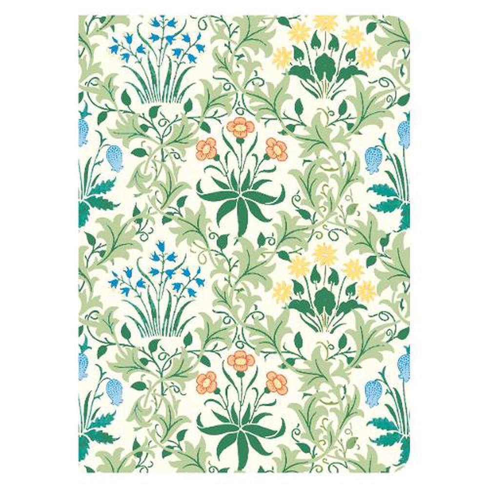 William Morris Celandine Handmade Embroidered Journal, 9780735352278