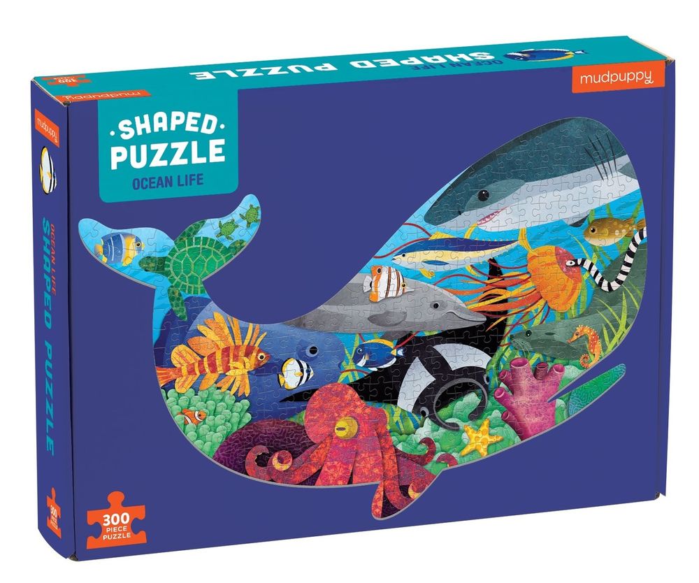 Mudpuppy Ocean Life 300 Piece Shaped Scene Puzzle by Mudpuppy - ISBN: 9780735357273
