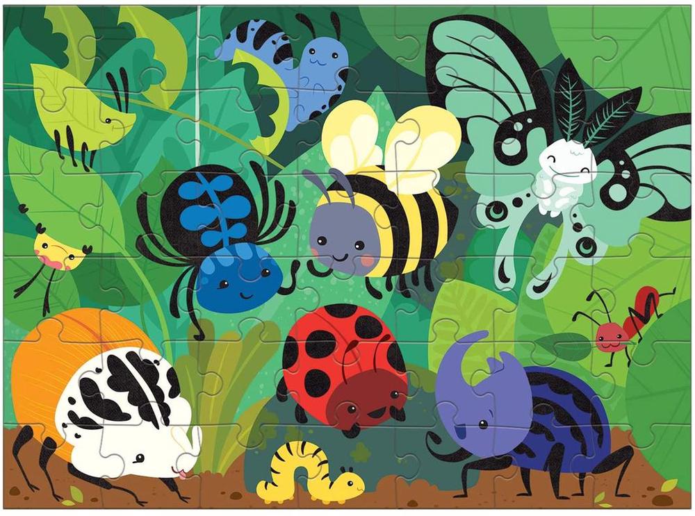 Fuzzy Puzzles, 42 Piece - Beetles & Bugs, 9780735364929