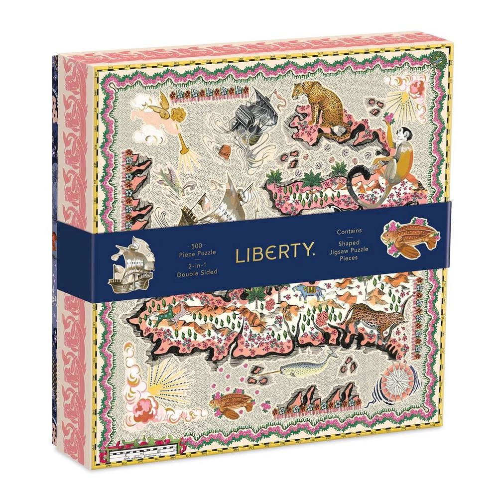 Liberty London Maxine Double Sided Shaped Puzzle, 500pc, 9780735365469