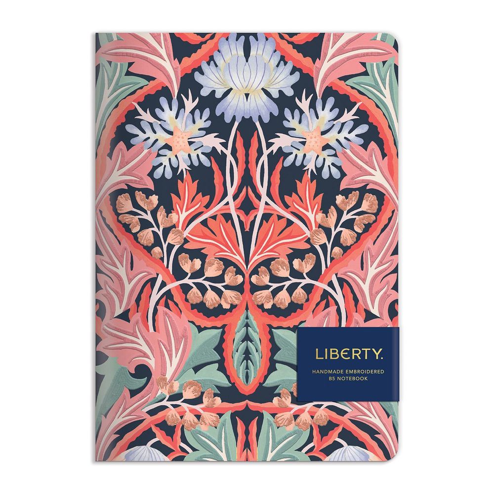 Carnet Liberty Ianthe Brodé - Papeterie - Motif Personnel