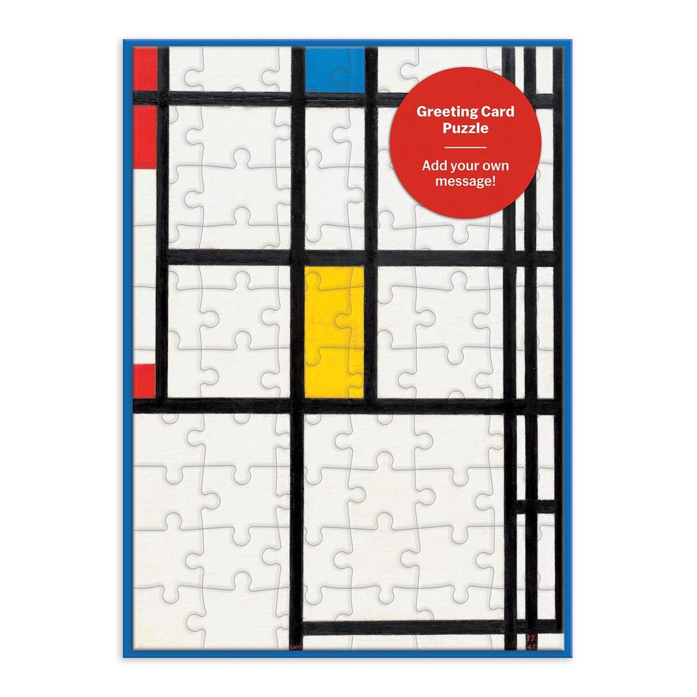 MoMA Mondrian Greeting Card Puzzle, 9780735367173