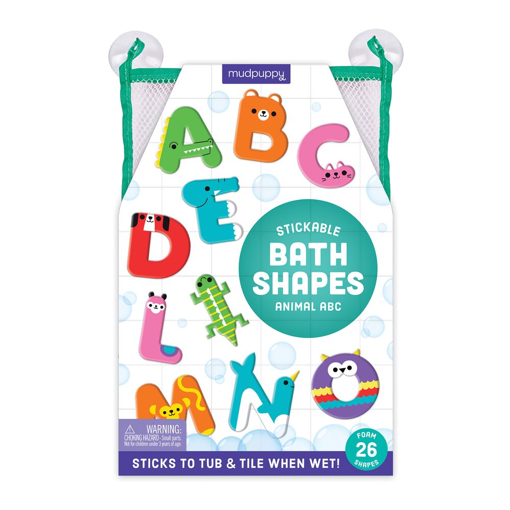 Mudpuppy Animal ABC Stickable Foam Bath Shapes by Mudpuppy - ISBN: 9780735367838