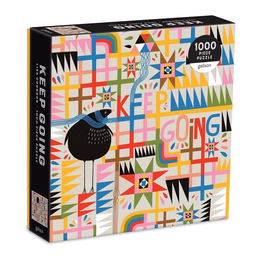 Keep Going 1000 Piece Puzzle in Square Box, 9780735368460