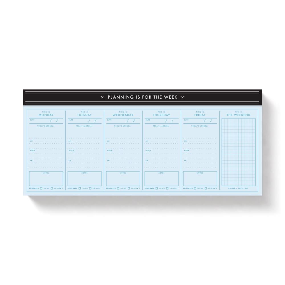 Brass Monkey, Galison Planning Is For The Week Weekly Planner Pad by Brass Monkey, Galison - ISBN: 9780735370722