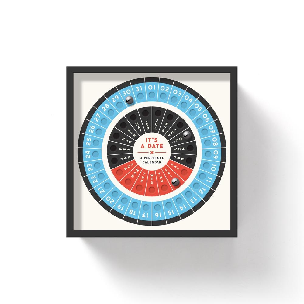 It's A Date Perpetual Desk Calendar, 9780735370739