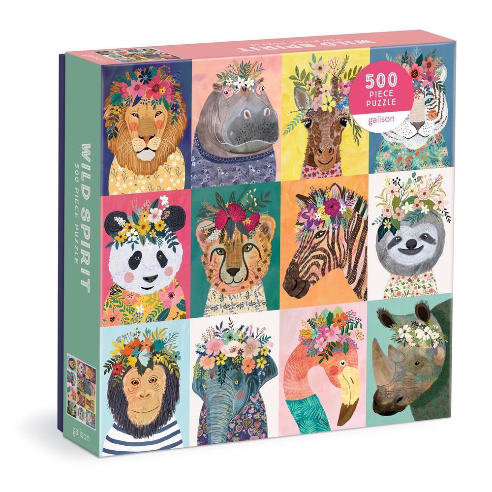 Galison Wild Spirit 500 Piece Puzzle by Galison - ISBN: 9780735375055