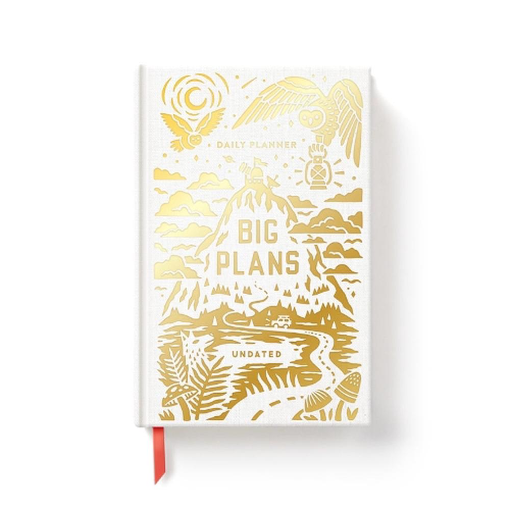 Galison, Brass Monkey Big Plans Undated Standard Planner, 9780735377110