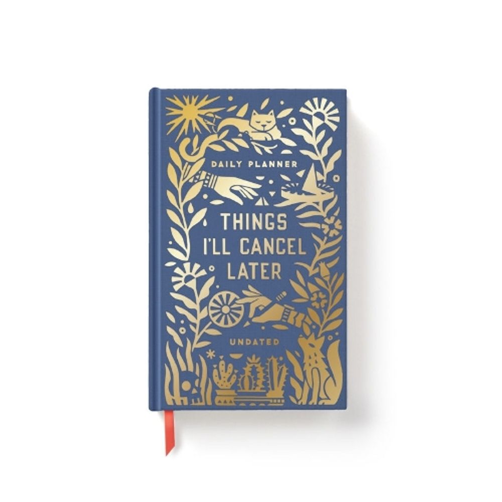 Galison, Brass Monkey Things I'll Cancel Later Undated Mini Planner by Brass Monkey - ISBN: 9780735377127