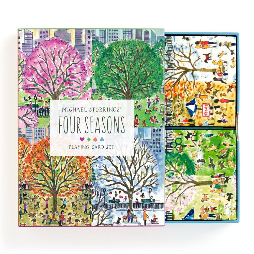 Galison Michael Storrings Four Seasons Playing Card Set by Galison - ISBN: 9780735381520