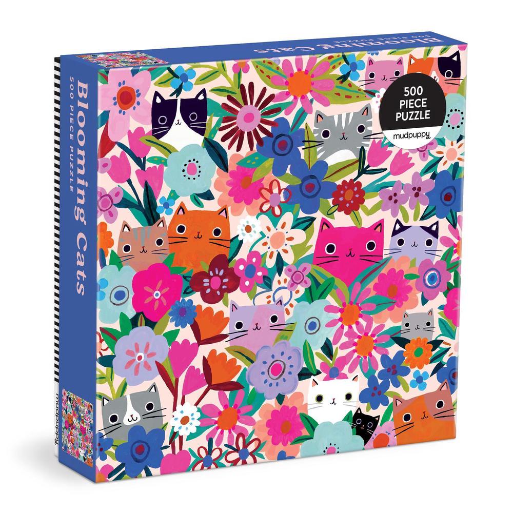 Blooming Cats 500 Piece Family Puzzle, 9780735384163