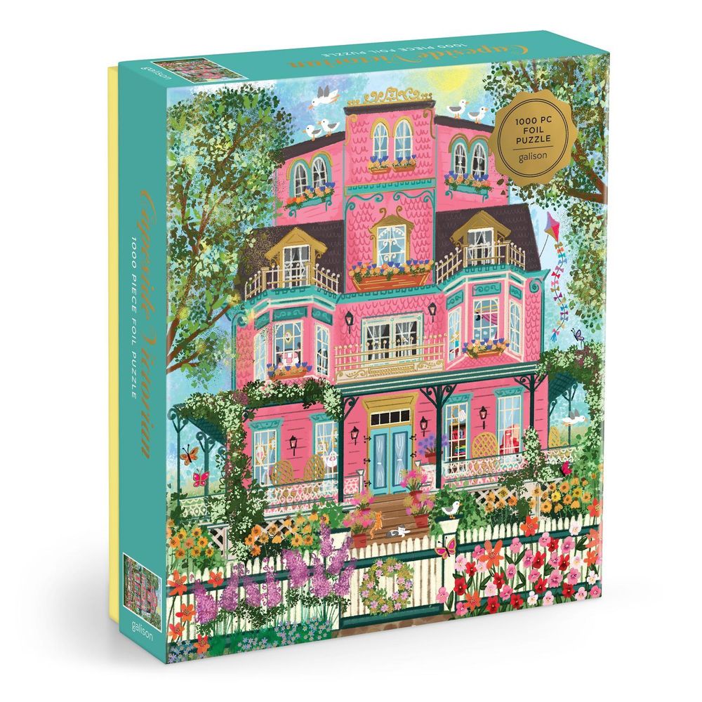 Joy Laforme Capeside Victorian 1000 Piece Foil Puzzle by Galison - ISBN: 9780735384675
