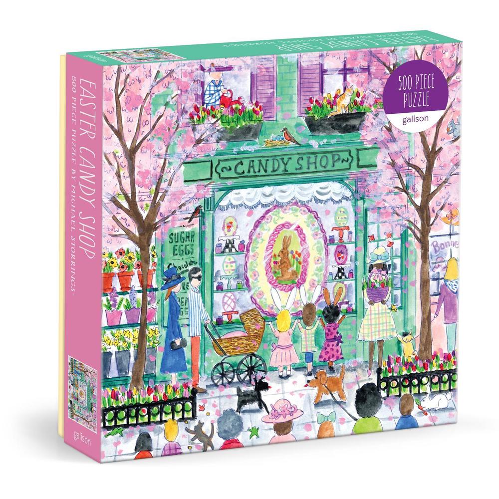Michael Storrings Easter Candy Shop 500 Piece Puzzle, 9780735384699
